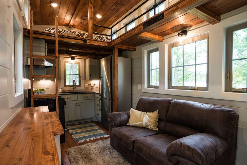 The Handcrafted 416-sqft "Retreat" by Timbercraft Tiny Homes