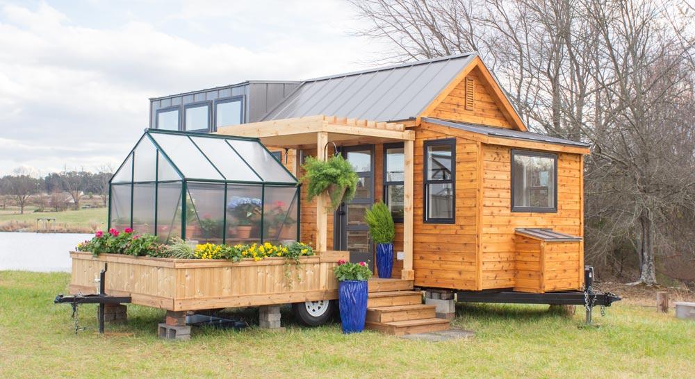 323-sqft "Elsa" 2-Trailer Tiny House by Olive Nest Tiny Homes