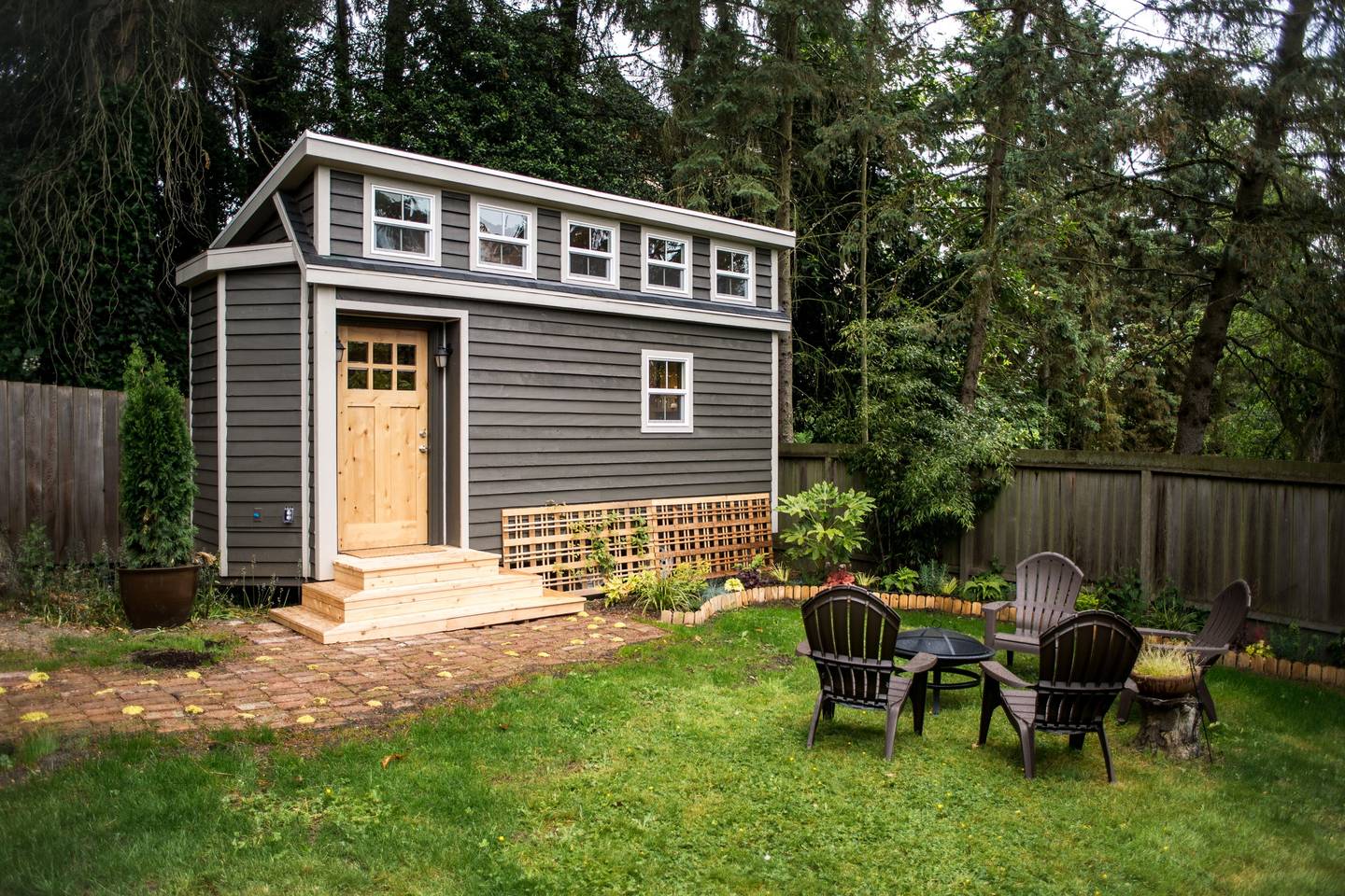 Double-Loft, Backyard ADU Tiny House in Seattle