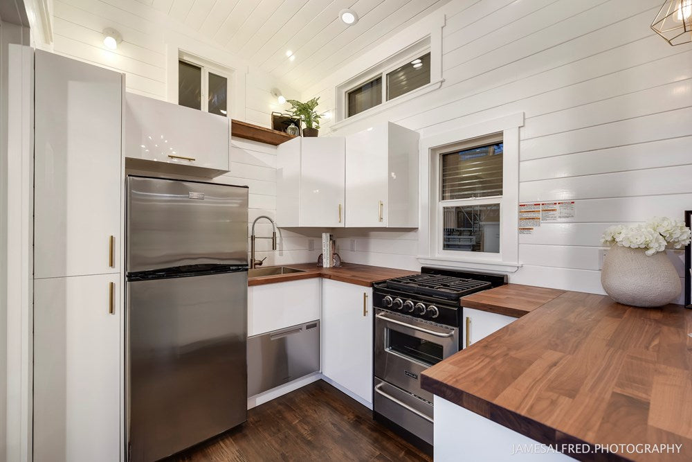 The 34’ Custom Loft Edition Tiny House on Wheels by Mint Tiny Homes