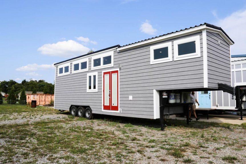 39’ “Mini Mansion” Gooseneck Tiny Home on Wheels by Tiny House Chattanooga