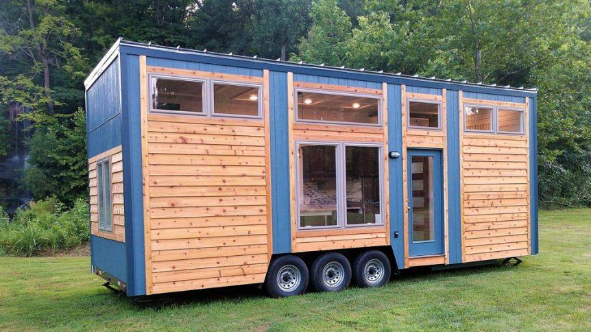 280-sqft “Blue Heron” Tiny House on Wheels by Blue Sky Tiny Homes