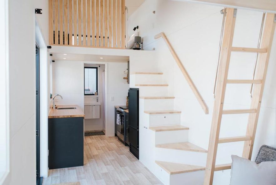 8m “Ibbotson” Tiny House on Wheels by NZ-based BuildTiny