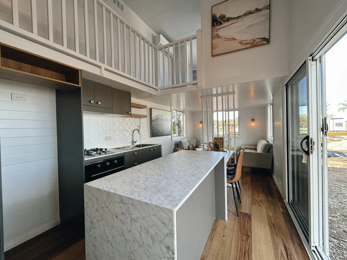 The Dawson—A 230-sqft Double-Loft Tiny Home with Two Bedrooms