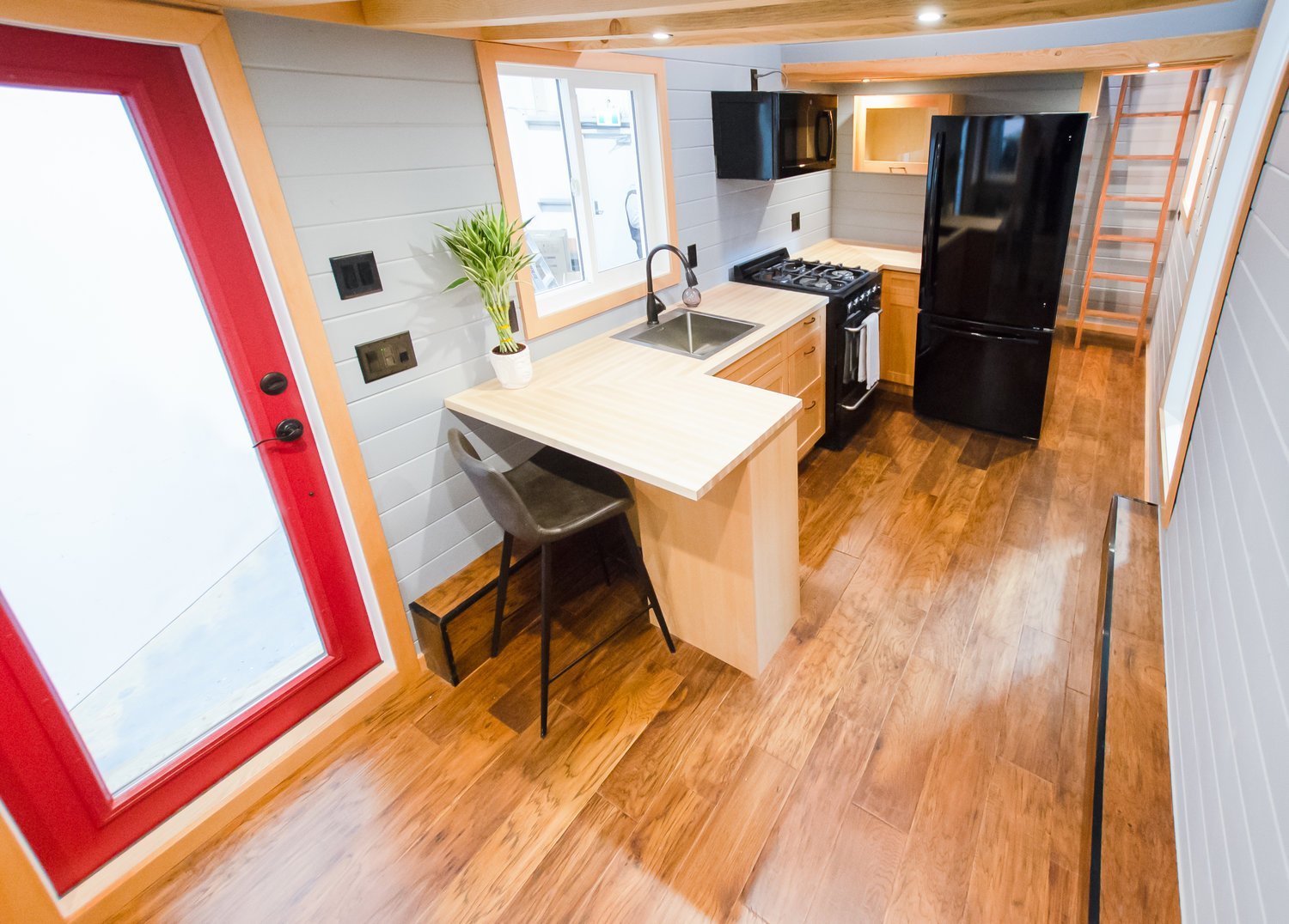 24' "Surfbird" Tiny House on Wheels by Rewild Homes