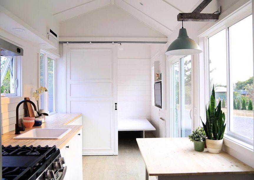 The 30’ “Malibu” Tiny House on Wheels by Handcrafted Movement