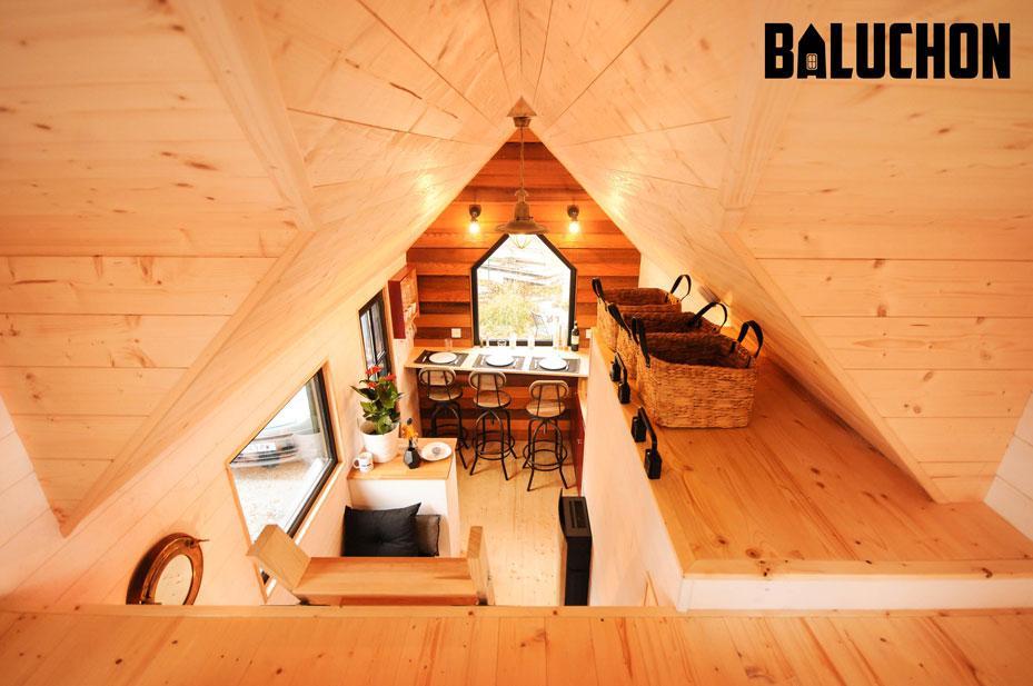 21’ “Calypso” Tiny Home on Wheels by Tiny House Baluchon