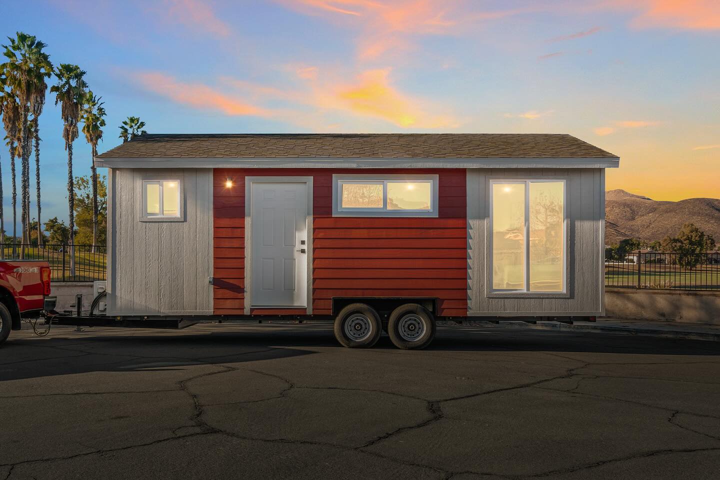 220-sqft Single-Level Tiny House with a Private Bedroom