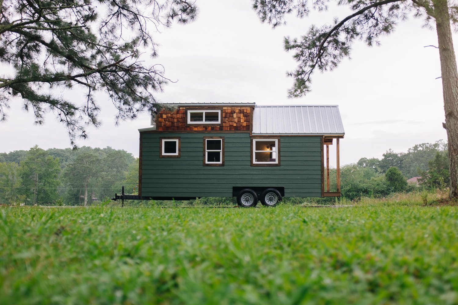 Traditional 24’ “Acadia” Tiny House on Wheels by Wind River Tiny Homes