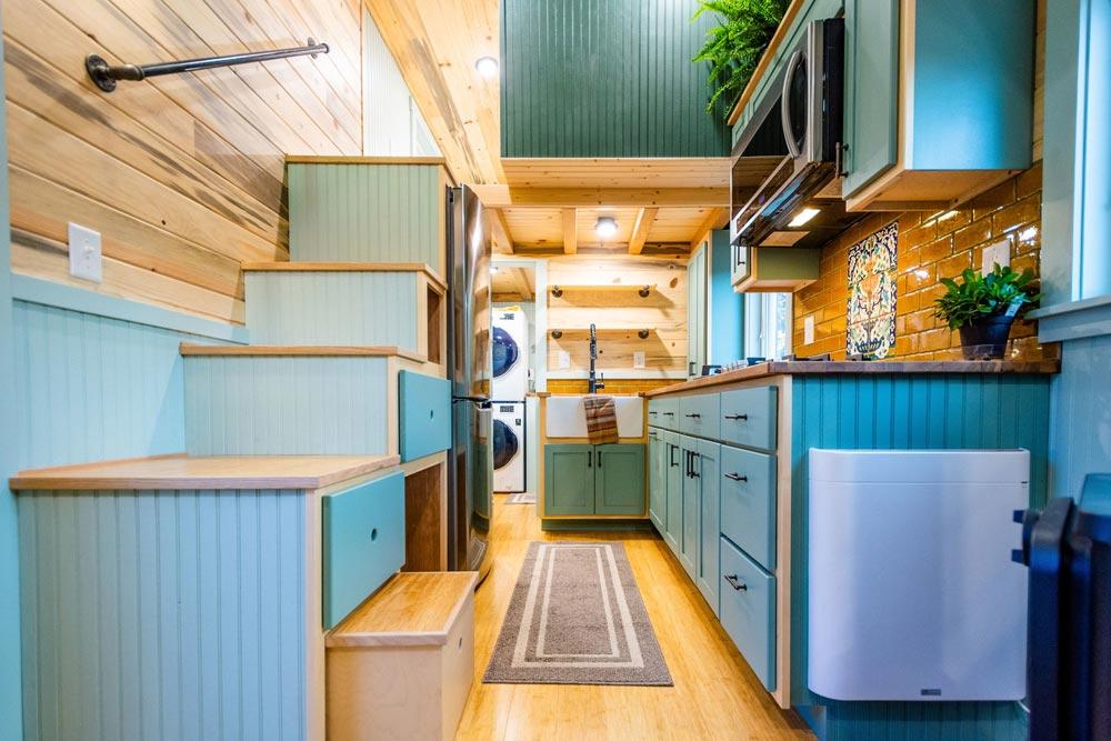 Custom 28' Gooseneck Tiny House on Wheels by MitchCraft Tiny Homes