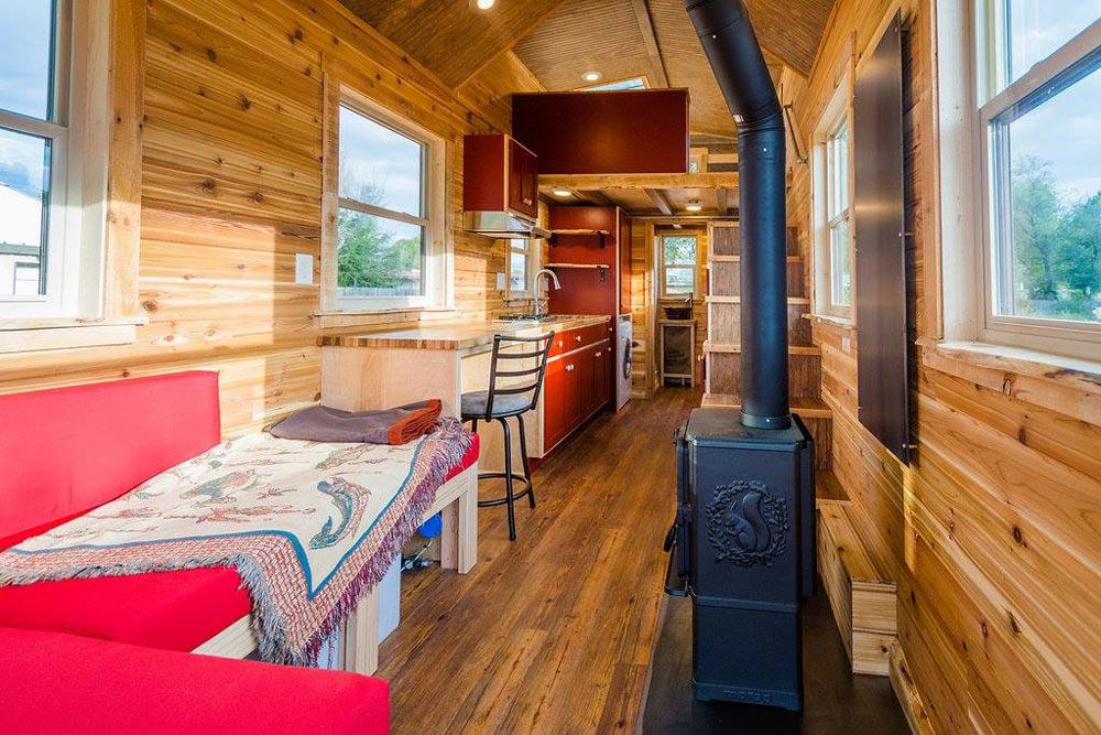 Davis' Off-Grid Tiny House on Wheels by Mitchcraft Tiny Homes