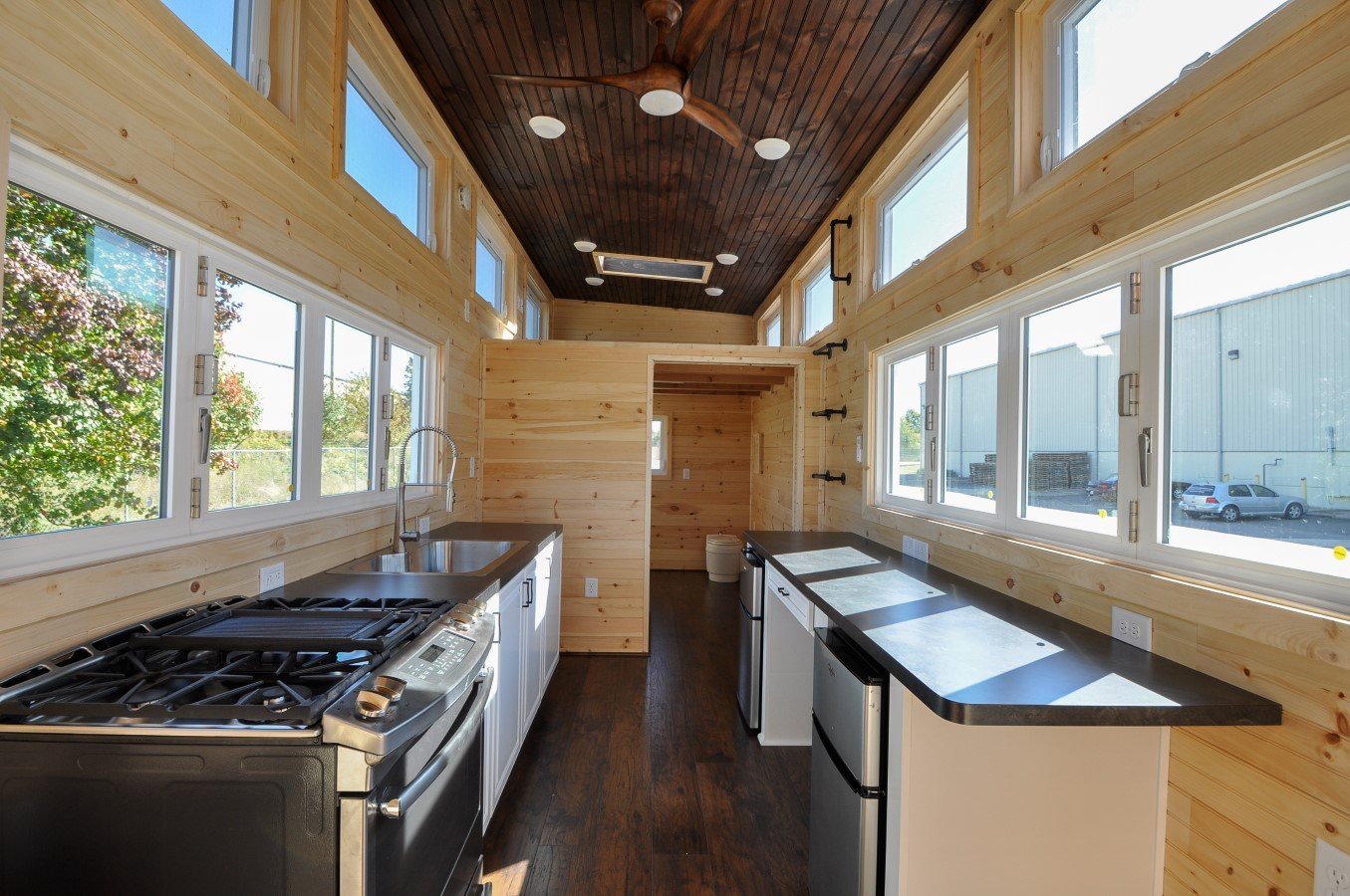 28’ “Hillside” Tiny Home on Wheels by Tiny House Building Company
