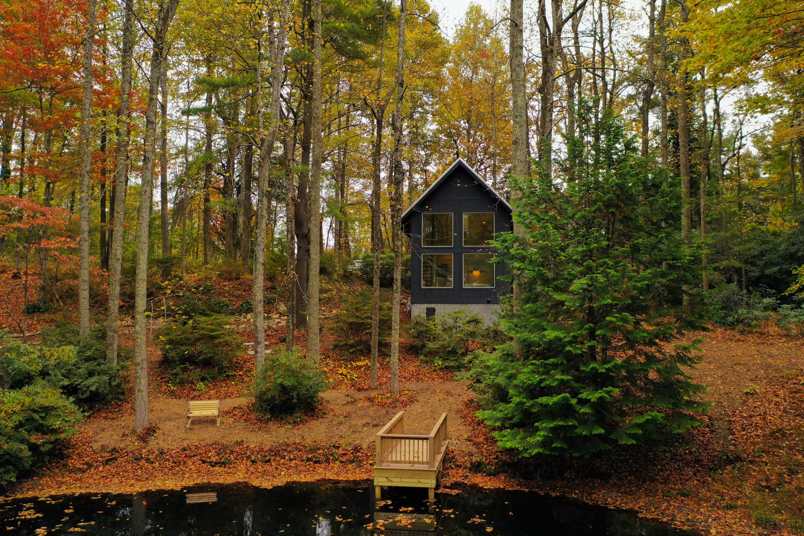 The Barn at Edenwood—A Two-Story Tiny House with a Spa Loft in North Carolina