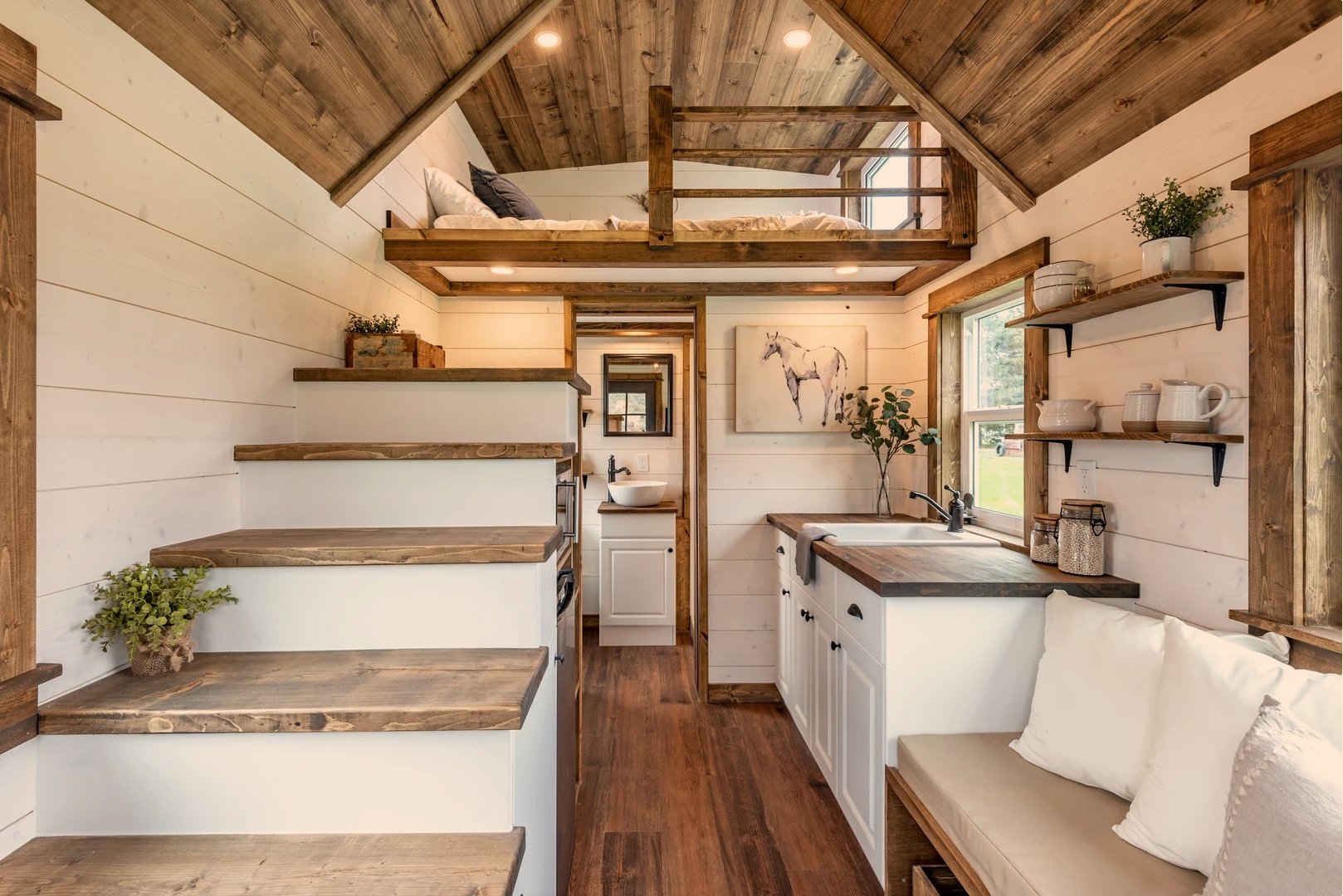 16' "Thistle" Tiny House on Wheels by Summit Tiny Homes
