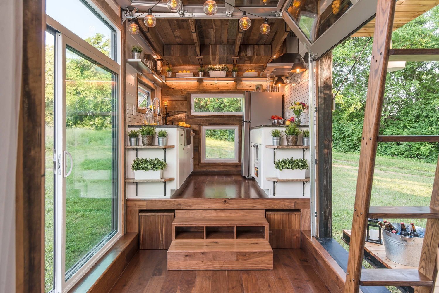 The Beautiful "Alpha" Tiny House on Wheels by New Frontier Tiny Homes