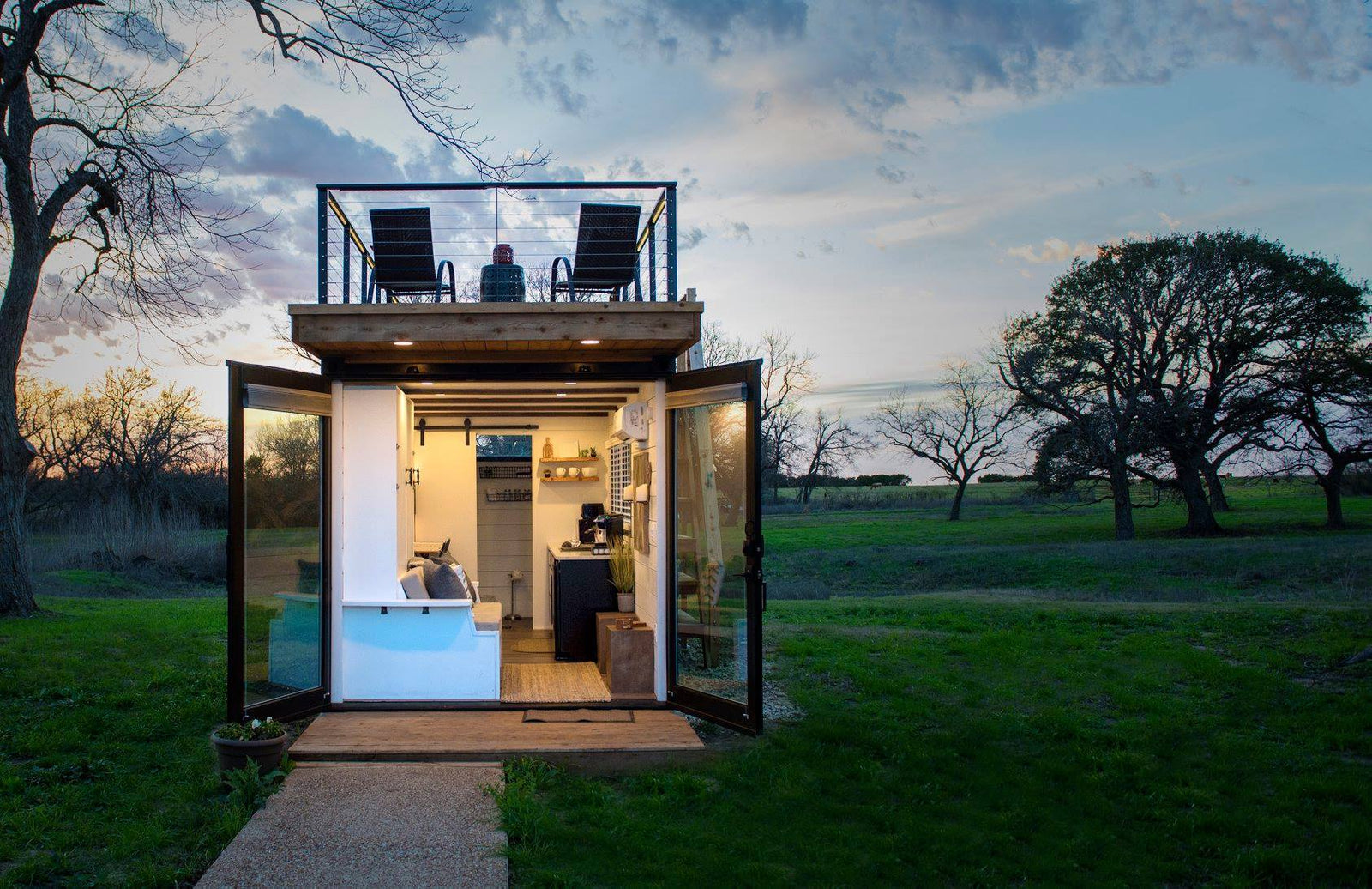 20' "Anchor" Tiny Container Home by CargoHome in Texas