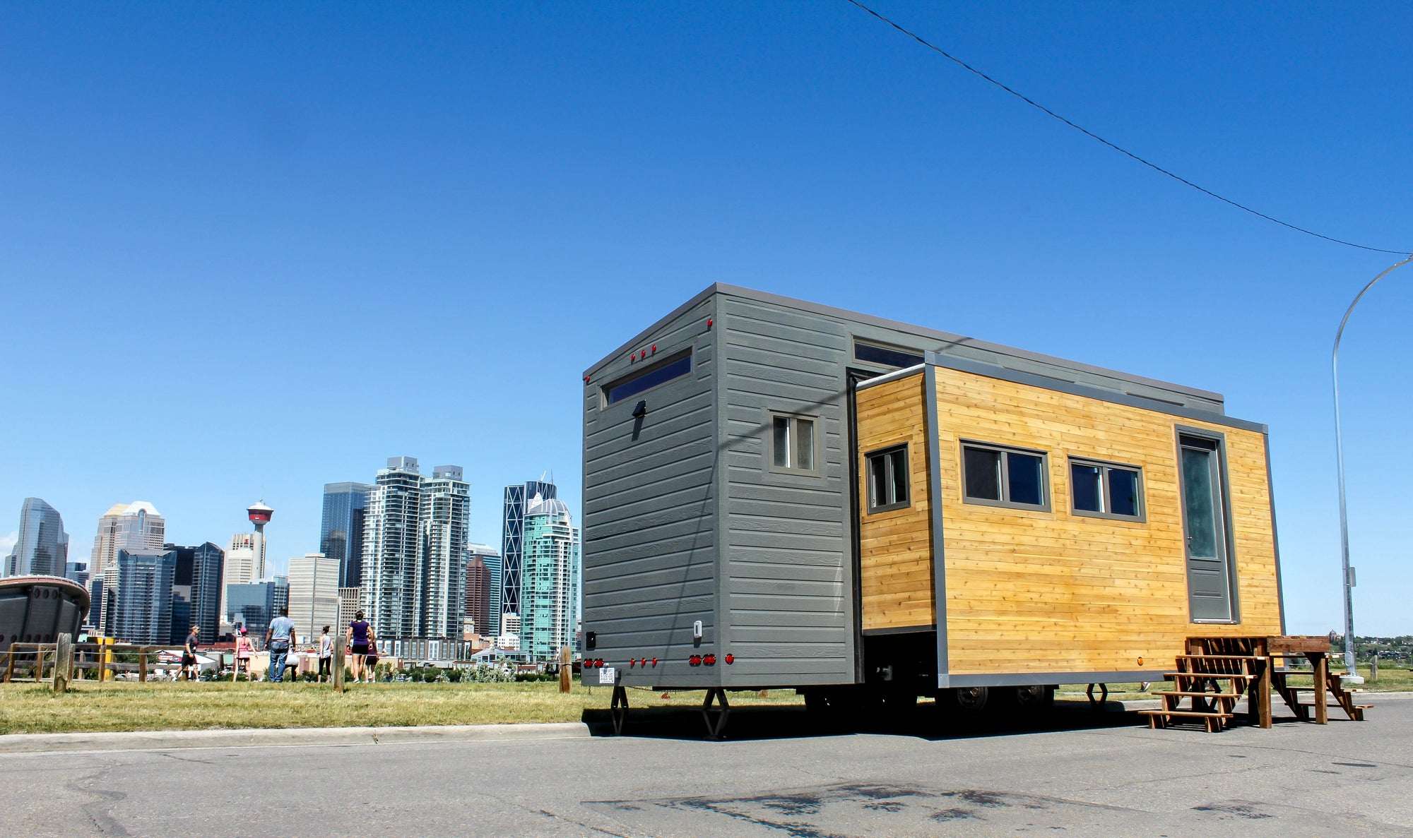 Aurora—One of the First Tiny Houses with Expandable Rooms by ZeroSquared