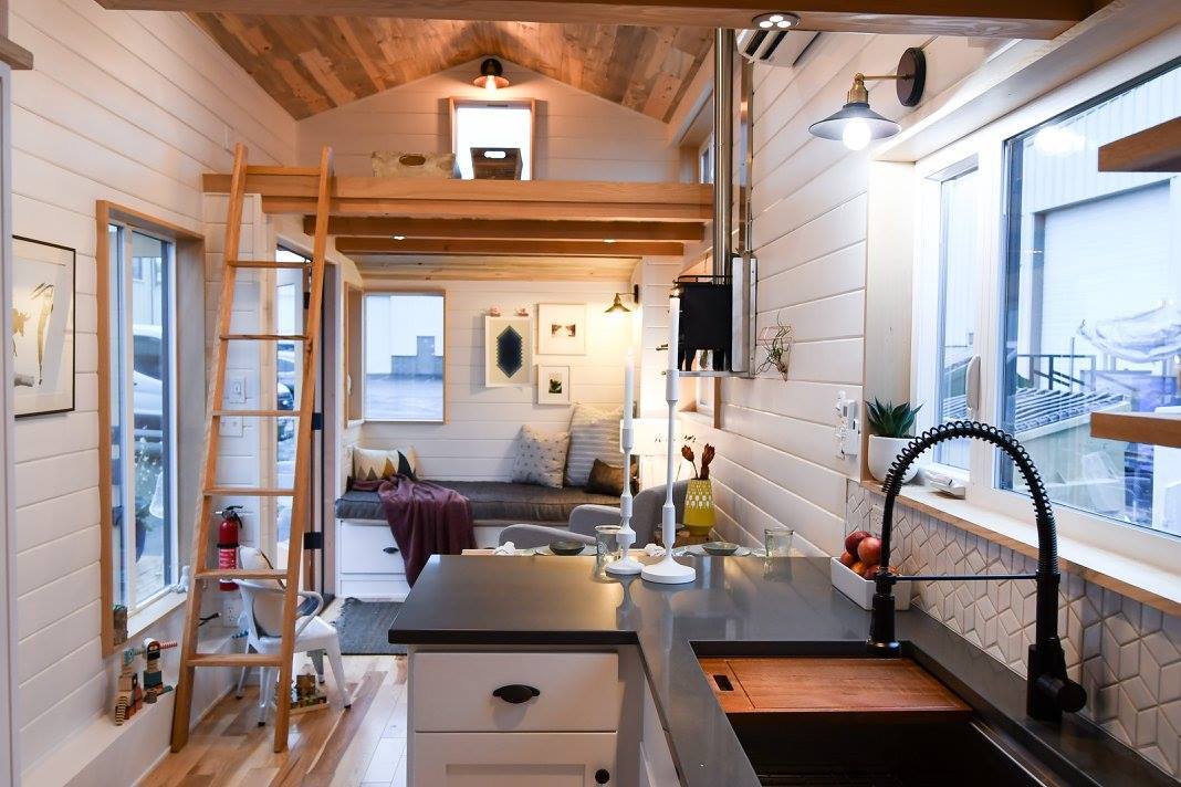 304 sqft Kootenay Tiny House on Wheels For Family of 3 by Tru Form Tiny